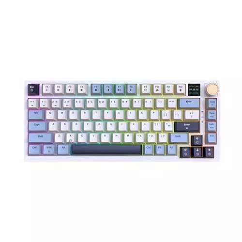 JEDEL WKL-100 RGB Tri-Mode Hotswap Mechanical Keyboard with Display (Yellow Switch)