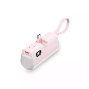 VENTION FHQP0 4800mAh LED Display Power Bank - Pink