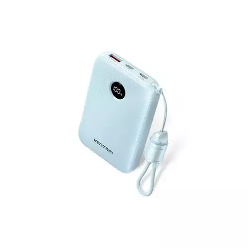VENTION FKAL0-C 22.5W 10000mAh LED Display Power Bank with Built-in USB-C