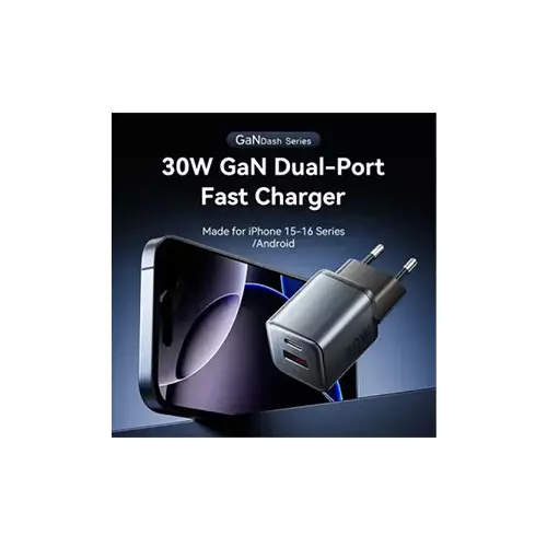 Vention FEWH0-EU 2-port 30W GaN Charger Adapter - 1
