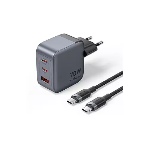 Vention FEXH0-EU 70W GaN Usb-C+C+A Charger