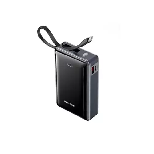 Vention FKDM0 20000mAh 65W Power Bank with Digital Display (Gray)-gallery-1