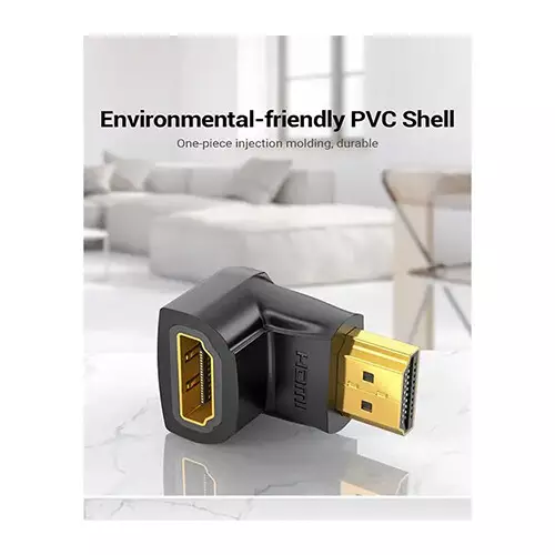 VENTION AIOB0 4K 90 Degree Male to Female HDMI Converter - 1