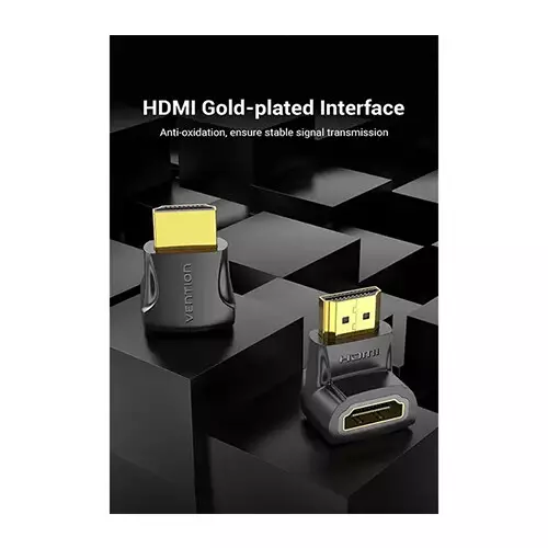 VENTION AIOB0 4K 90 Degree Male to Female HDMI Converter - 2