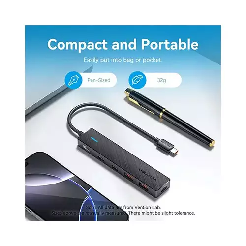 VENTION CHYBB 15cm 5-in-1 USB-C to USB 3.2 Gen 2 Hub - 1