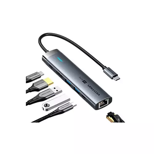 Vention TGNHB 6-in-1 USB-C Docking Station - 0
