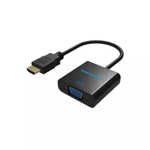 Vention VAA-V03-B050 HDMI to VGA Converter 0.5M Black