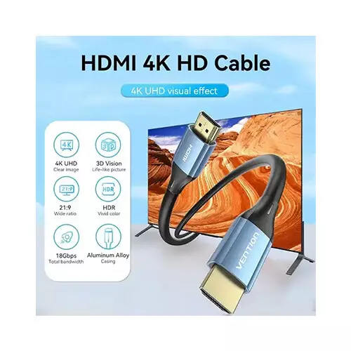 Vention ALHSH 2M Male to Male 4K HD HDMI Cable - 1
