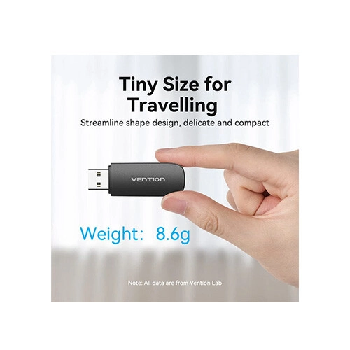 Vention 2-in-1 USB 3.0 A Card Reader(SD+TF) Black Single Drive Letter - 2