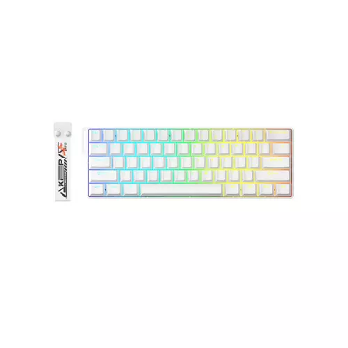 DAREU EK60 HE 8000Hz Hot Swappable Mechanical Keyboard (White)