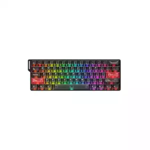 DAREU COOL 60 Wired Hot Swappable Ice Blade Magnetic Switch Mechanical Keyboard (Black Transparent)