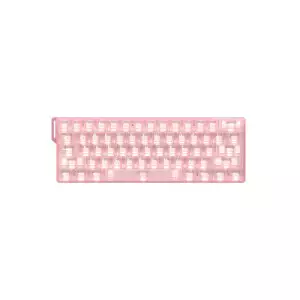 DAREU COOL 60 Wired Hot Swappable Ice Blade Magnetic Switch Mechanical Keyboard (Pink Transparent)