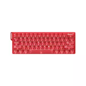 DAREU COOL 60 Wired Hot Swappable Ice Blade Magnetic Switch Mechanical Keyboard (Red Transparent)