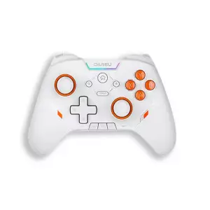 DAREU H100 Tri Mode Gaming Controller (White)