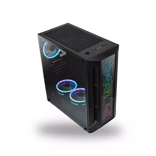 EVOLUR EH051 RGB Mid Tower Gaming Case-gallery-2
