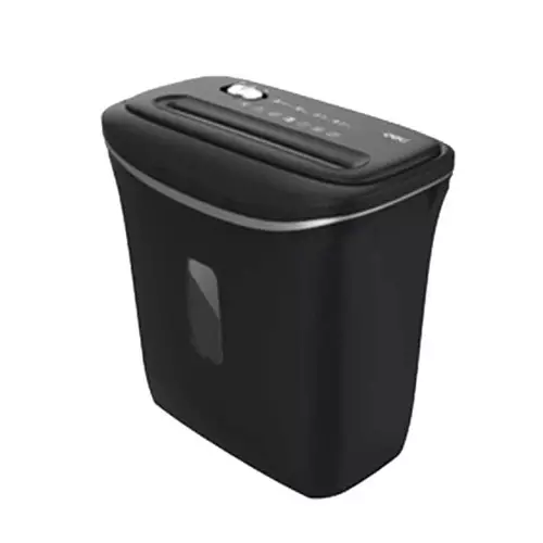 Deli E9945 6 Sheet Black Paper Shredder