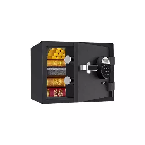 Deli ET580 Black Digital Safe Box (Fireproof)