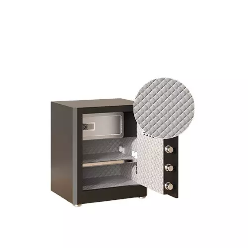 Deli-ET597 Fingerprint Password Safe Box-2