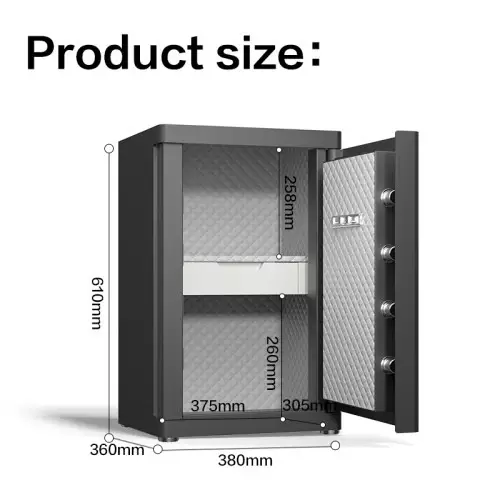 Deli ET594 Automatic Door Digital Safe Box-5