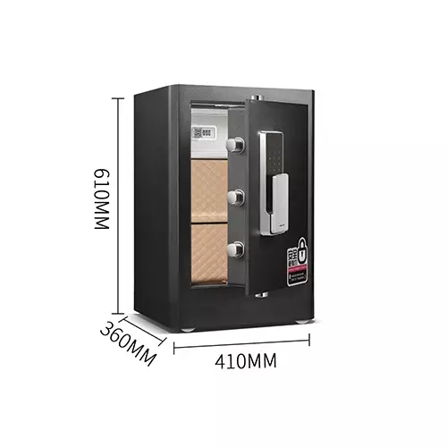 Deli 4116G Fingerprint & Digital Safe Box with Locker-gallery-4