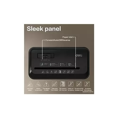 Deli ET016 6 sheets Paper Shredder-gallery-2