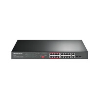 MERCUSYS MS118CP 16-Port 10/100Mbps PoE Gigabit Rackmount Switch