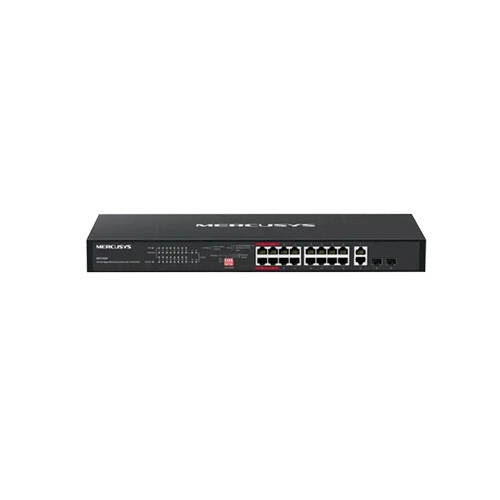 MERCUSYS MS120GP 20-Port Gigabit Rackmount Switch with 16-Port PoE+