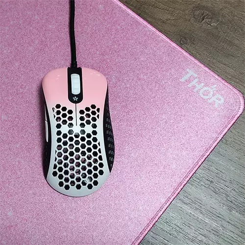 X-raypad Thor XL Fast Speed Cloth Gaming Mouse Pad (Pink)-1