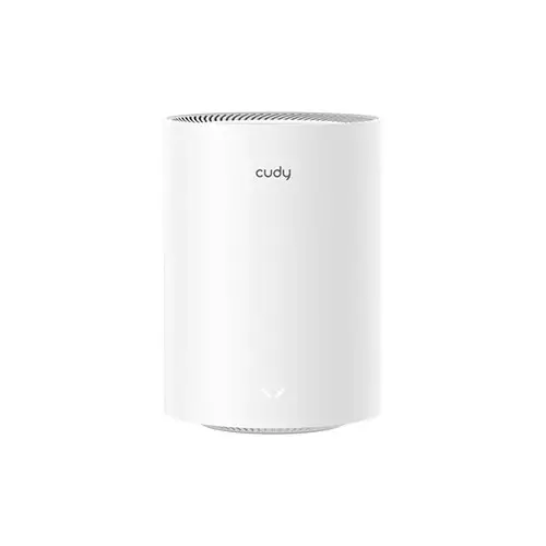 Cudy M3000 1-Pack AX3000 2.5G Dual Band Wi-Fi 6 Mesh Router (White)