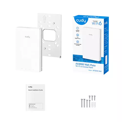 Cudy AP3000 Wall AX3000 Dual Band Wall-Plate Gigabit Wi-Fi 6 Access Point-gallery-4