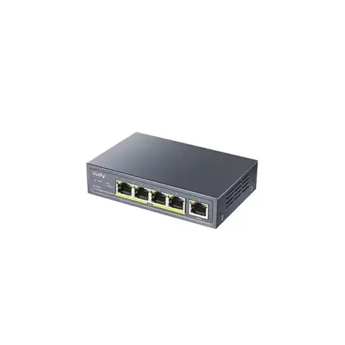 CUDY GS1005P- 4-Port Gigabit PoE+ Switch with 1×Gigabit Uplink Port