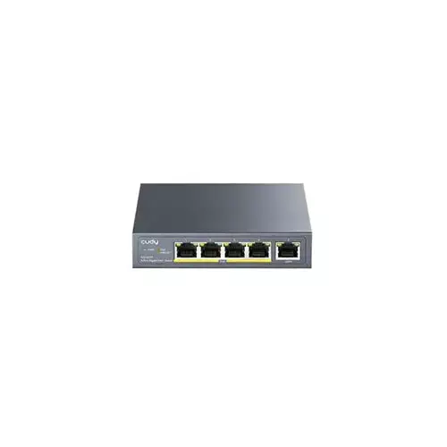 CUDY GS1005P- 4-Port Gigabit PoE+ Switch with 1×Gigabit Uplink Port-gallery-1