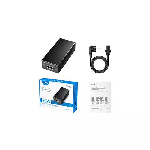 CUDY POE300 60W Gigabit PoE++ Injector-gallery-2