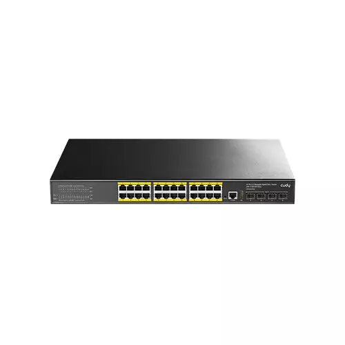 Cudy GS5024PS4 24 Port Gigabit PoE+ L3 Managed Network Switch