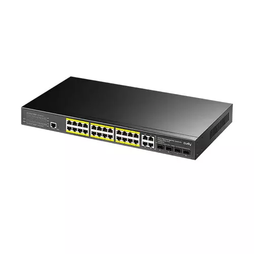 Cudy GS2028PS4-400W 24-GbE PoE L2 Managed Network Switch-gallery-1