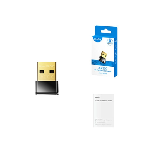 Cudy WU300 AX300 Wi-Fi 6 Nano USB Adapter-gallery-2