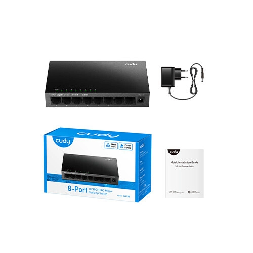 Cudy GS108 8-Port Gigabit Unmanaged Switch-gallery-2