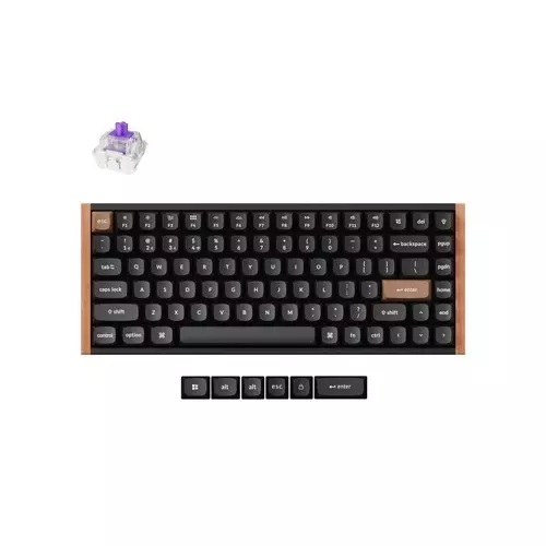 Keychron K2 HE Wireless Magnetic Switch Mechanical Keyboard - Black-gallery-1