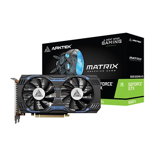 ARKTEK GeForce GTX1660Ti 6GB V2 6GB GDDR6 Graphics Card