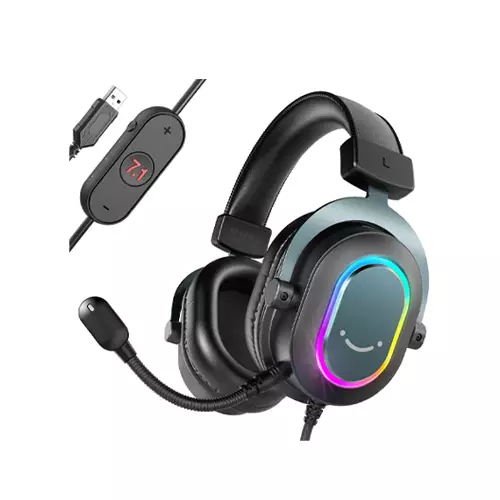 FIFINE H6 USB 7.1 SURROUND SOUND RGB GAMING HEADPHONE-gallery-2