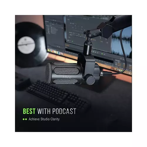 FIFINE AmpliTank Tank1 XLR Dynamic Microphone - 4