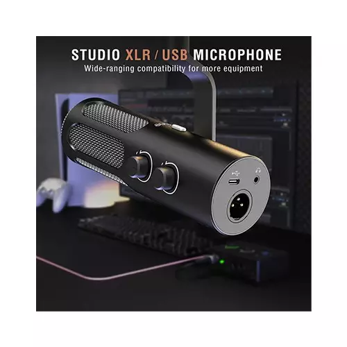 FIFINE AmpliTank Tank3 USB/XLR Dynamic Microphone-gallery-1