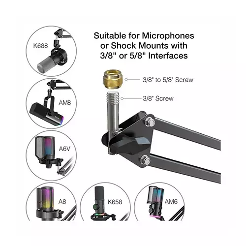 FIFINE CS1 Scissor Boom Arm Stand - 1