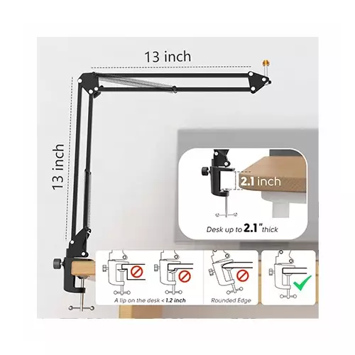FIFINE CS1 Scissor Boom Arm Stand - 2