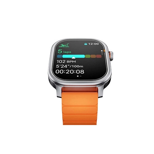 KOSPET Pulse 1.96 Inch AMOLED Display Smartwatch (Icy Silver) - 3