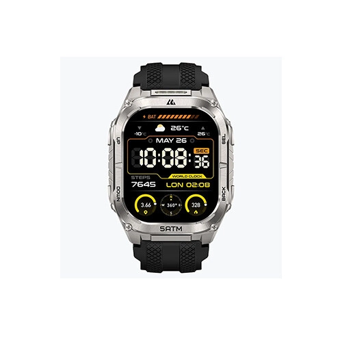 KOSPET TANK M4C 1.96 inch AMOLED 500mAh Smartwatch (Silver) - 1
