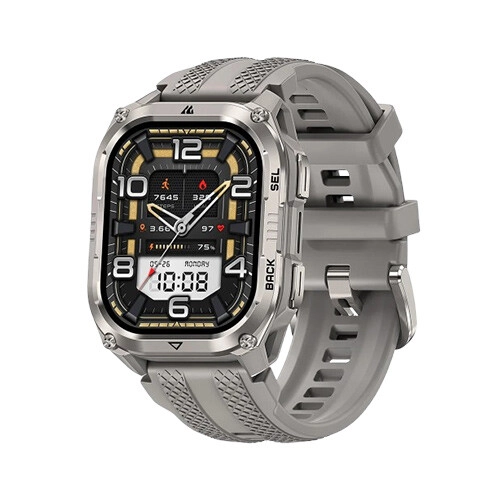 KOSPET Pulse 2 1.96 Inch Amoled Smartwatch (Silver)