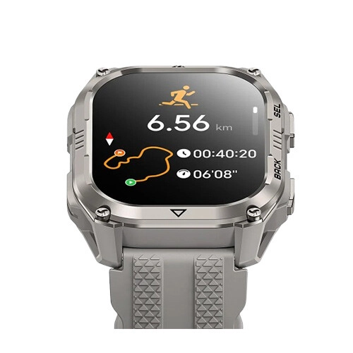 KOSPET Pulse 2 1.96 Inch Amoled Smartwatch (Silver) - 3
