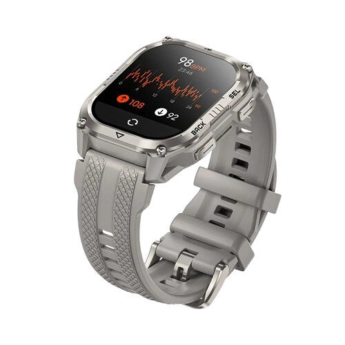 KOSPET Pulse 2 1.96 Inch Amoled Smartwatch (Silver) - 4