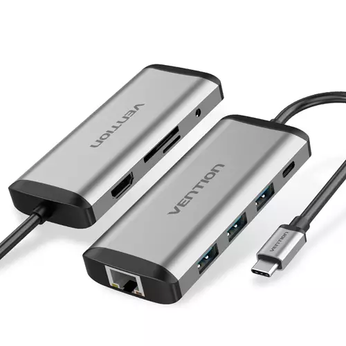 Vention THAHB 9 In 1 Type-C Multi-Function HUB-1